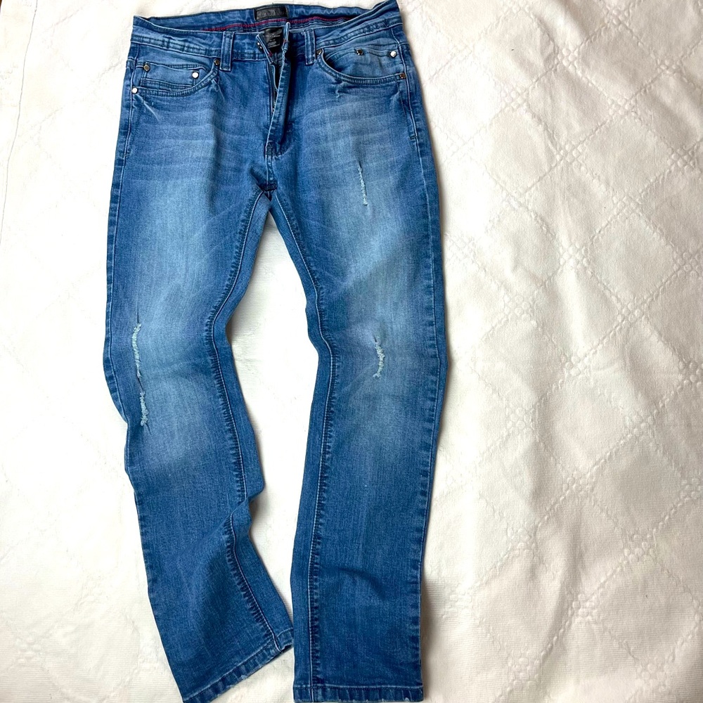 Men's Steve Jeans 30x30 stone wash, distressed